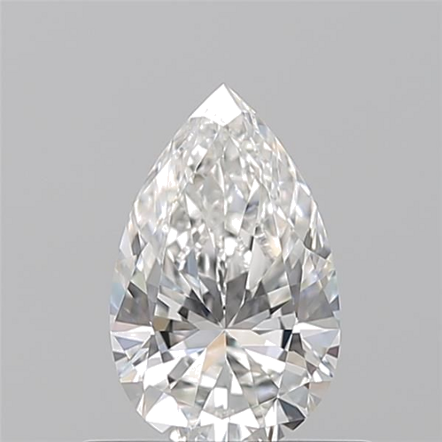 0.51 carat F-IF Natūralus Pear Deimantas (1)