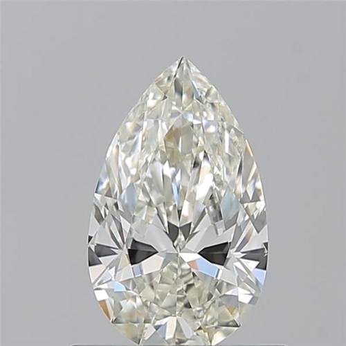 0.73 carat K-VVS2 Natūralus Pear Deimantas (1)