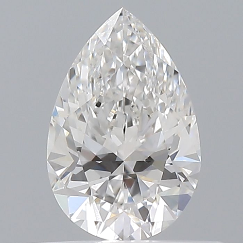 0.5 carat F-VS2 Natūralus Pear Deimantas (1)