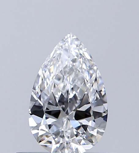0.5 carat D-VVS2 Natūralus Pear Deimantas (1)