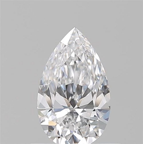 0.52 carat D-VS2 Natūralus Pear Deimantas (1)