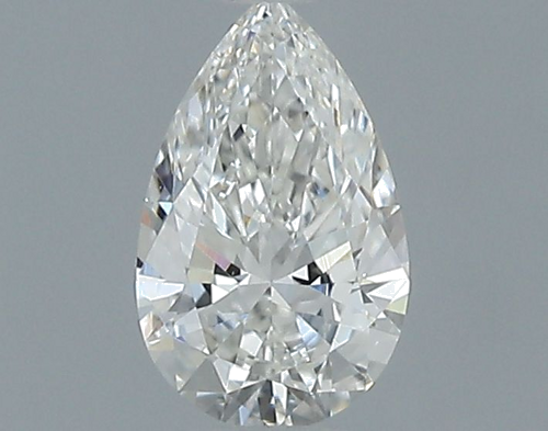 0.33 carat G-VS2 Natūralus Pear Deimantas (1)