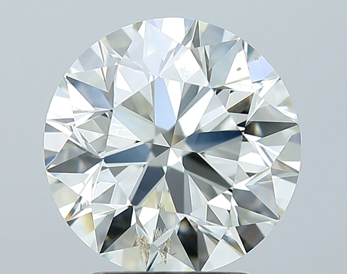 3.0 carat K-SI2 Excellent cut Natūralus Round Deimantas (1)