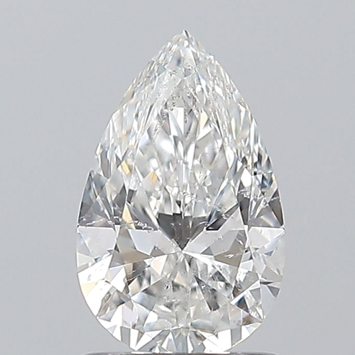 1.01 carat F-SI2 Natūralus Pear Deimantas (1)