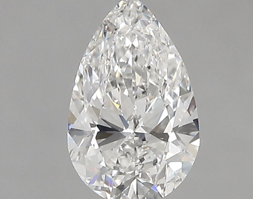 0.5 carat E-VS1 Natūralus Pear Deimantas (1)