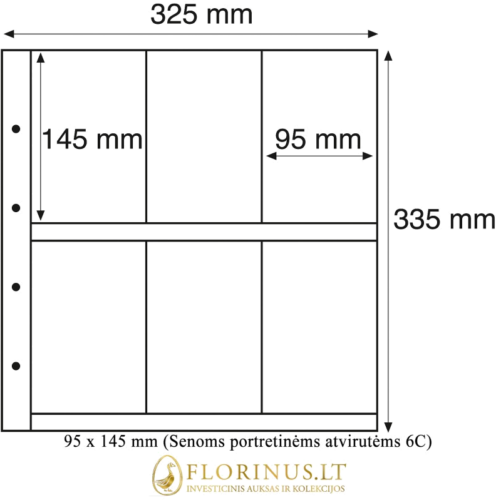 Sheets for postcards Maximum (Clear) (6)
