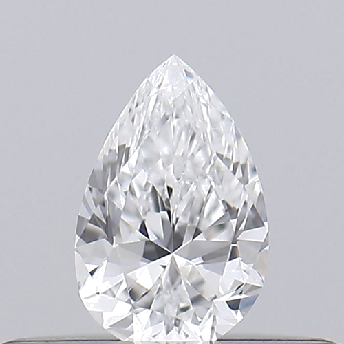 0.18 carat D-VVS1 Natūralus Pear Deimantas (1)