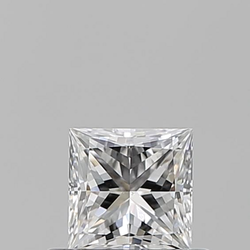 0.5 carat E-VS2 Natūralus Princess Deimantas (1)