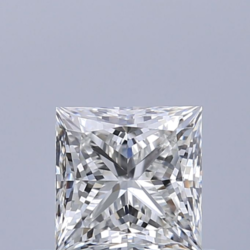 0.59 carat G-VS1 Natūralus Princess Deimantas (1)