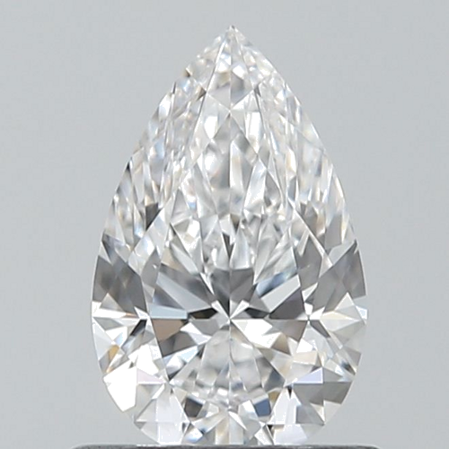 0.63 carat D-IF Natūralus Pear Deimantas (1)