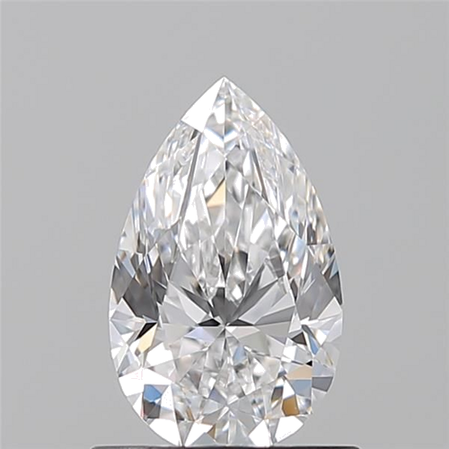 0.77 carat D-VVS2 Natūralus Pear Deimantas (1)