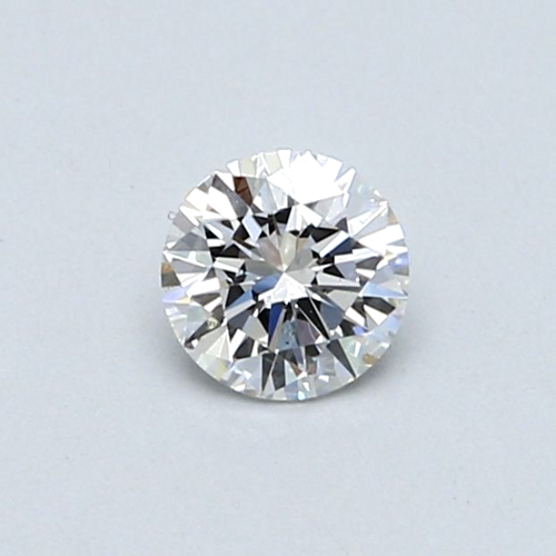 0.41 carat D-SI1 Very Good cut Natūralus Round Deimantas (1)