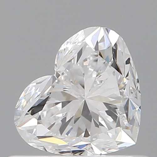 0.52 carat D-VVS1 Natūralus Heart Deimantas (1)