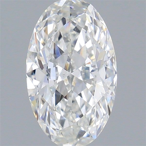0.52 carat G-SI2 Natūralus Oval Deimantas (1)