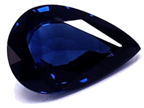 0.44 carat BLUE Pear Safyras (1)