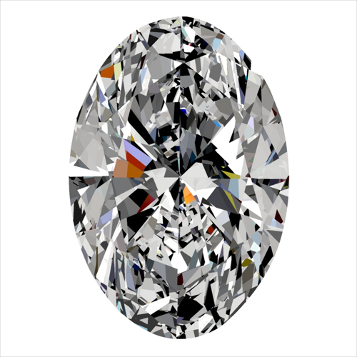 0.32 carat F-VVS1 Natūralus Oval Deimantas (1)