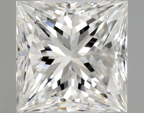0.4 carat F-VS1 Natūralus Princess Deimantas (1)