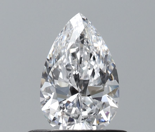 0.5 carat D-IF Natūralus Pear Deimantas (1)