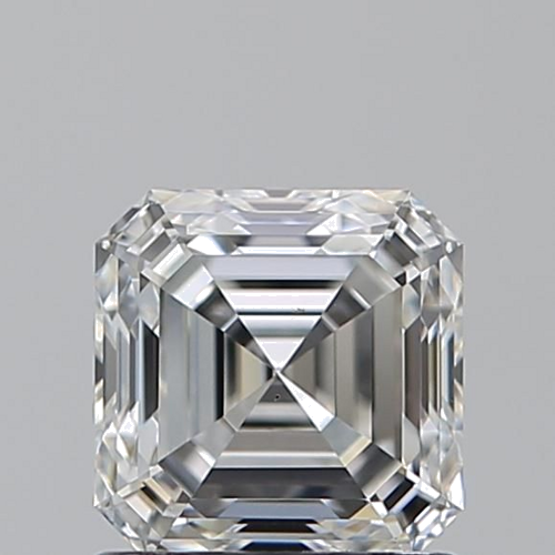 1.05 carat F-VS2 Natūralus Asscher Deimantas (1)