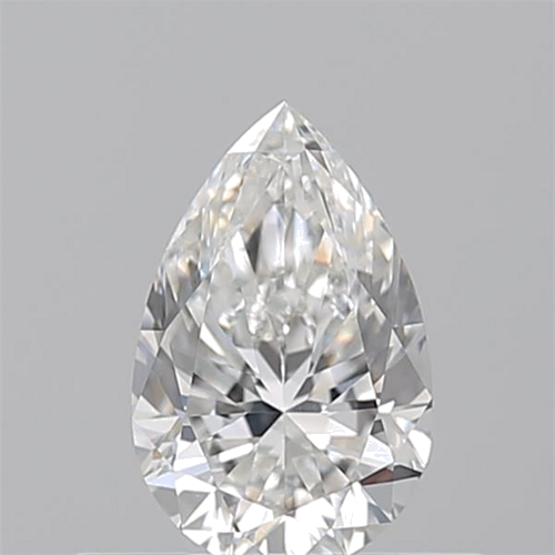 0.5 carat G-VS1 Natūralus Pear Deimantas (1)
