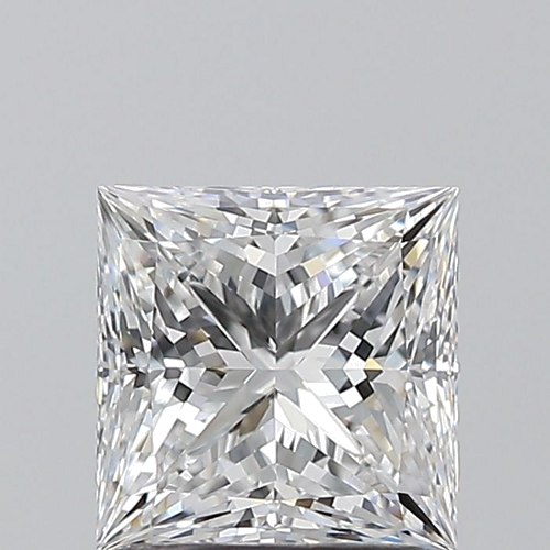 1.33 carat D-VVS2 Natūralus Princess Deimantas (1)