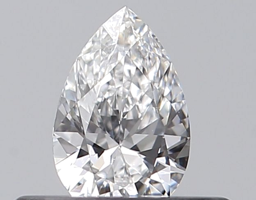 0.24 carat E-VVS2 Natūralus Pear Deimantas (1)