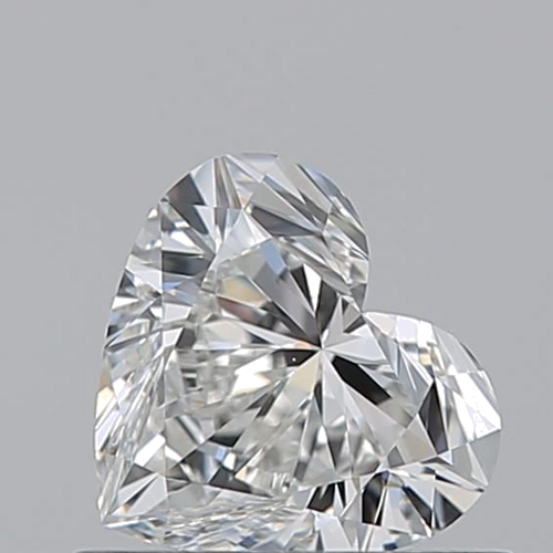 0.6 carat H-VVS1 Natūralus Heart Deimantas (1)