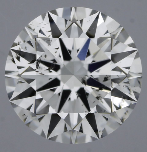0.59 carat E-SI2 Excellent cut Natūralus Round Deimantas (1)