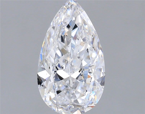 0.79 carat D-SI1 Natūralus Pear Deimantas (1)