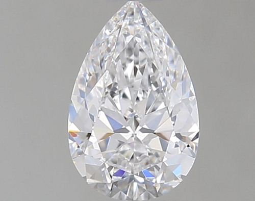 0.53 carat D-VS2 Natūralus Pear Deimantas (1)