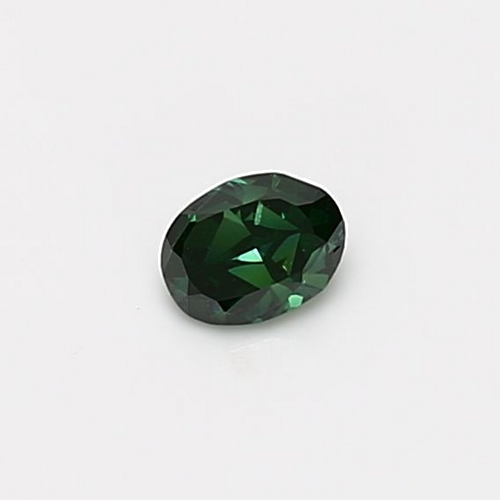 0.19 carat Fancy Deep  Green-VS2 Natūralus Oval Deimantas (1)