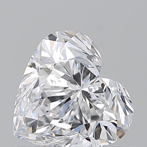 0.9 carat D-VS2 Natūralus Heart Deimantas (1)