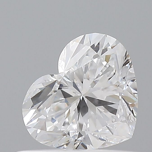 0.54 carat D-VVS2 Natūralus Heart Deimantas (1)