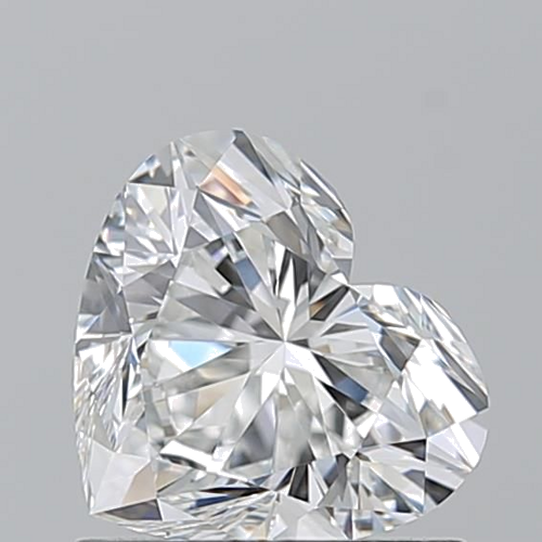 1.02 carat F-IF Natūralus Heart Deimantas (1)