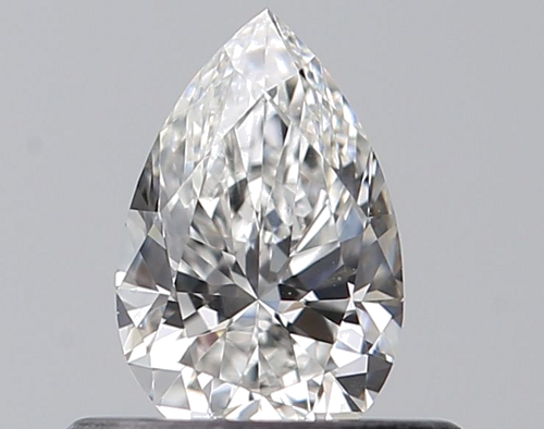 0.43 carat F-VS1 Natūralus Pear Deimantas (1)