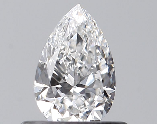 0.5 carat D-VS2 Natūralus Pear Deimantas (1)