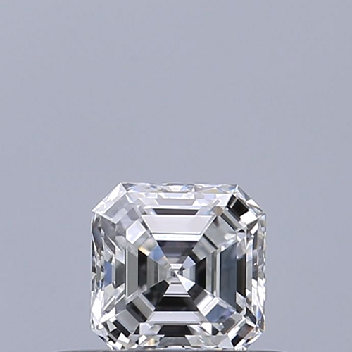 0.32 carat D-VVS1 Natūralus Asscher Deimantas (1)