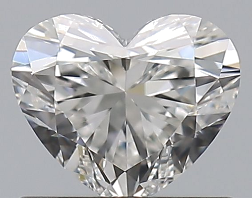 0.7 carat G-VS2 Natūralus Heart Deimantas (1)