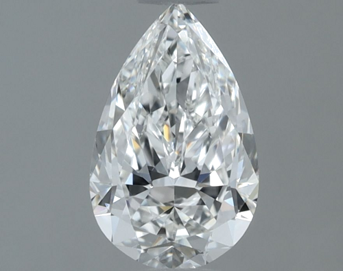 0.7 carat F-VVS1 Natūralus Pear Deimantas (1)