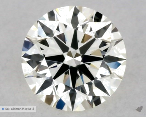 0.3 carat K-VVS1 Excellent cut Natūralus Round Deimantas (1)