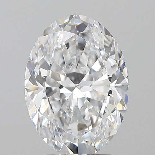 3.01 carat D-SI2 Natūralus Oval Deimantas (1)