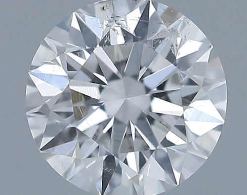 0.5 carat F-SI2 Excellent cut Natūralus Round Deimantas (1)