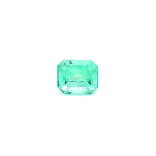 0.73 carat GREEN STEP cut Octagonal Smaragdas (1)