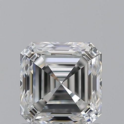 1.01 carat F-VVS2 Natūralus Asscher Deimantas (1)