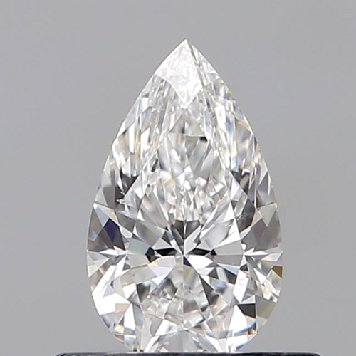 0.5 carat E-SI1 Natūralus Pear Deimantas (1)