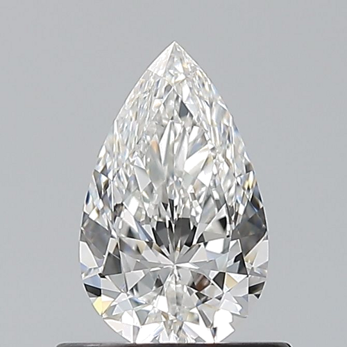 0.6 carat F-VVS2 Natūralus Pear Deimantas (1)