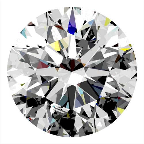 0.32 carat D-VVS2 Excellent cut Natūralus Round Deimantas (1)