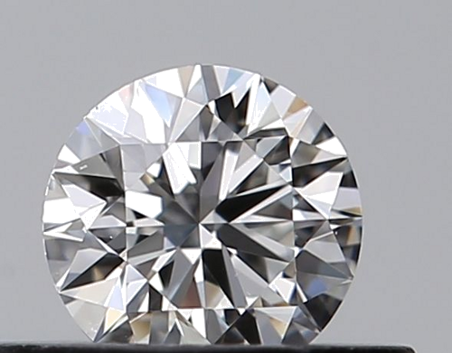 0.34 carat F-VVS1 Excellent cut Natūralus Round Deimantas (1)