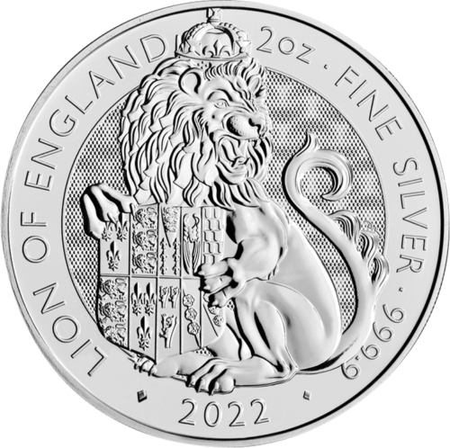 2 oz Lion of England (Tudor) 2022 Great Britain Silver Coin (1)