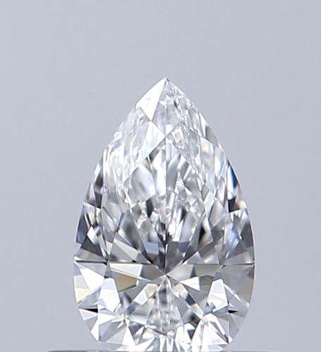 0.4 carat D-VVS2 Natūralus Pear Deimantas (1)